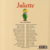 Juliette fait du poney - 4ème de couverture - Format classique