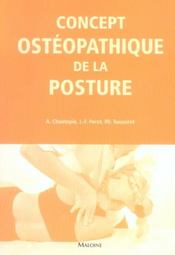 Cahiers d'osteopathie n 1 - concept osteopathique de la posture - Intérieur - Format classique