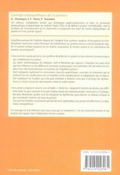 Cahiers d'osteopathie n 1 - concept osteopathique de la posture - 4ème de couverture - Format classique