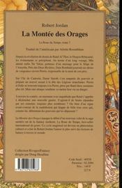 La roue du temps Tome 7 : la montée des orages - 4ème de couverture - Format classique