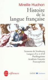 Histoire de la langue francaise: inedit - Couverture - Format classique