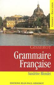 Grammaire francaise - Couverture - Format classique