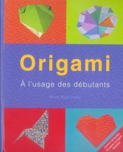 Origami à l'usage des débutants - Intérieur - Format classique