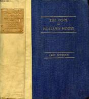 The 'Pope' Of Holland House, Selections From The Correspondence Of John Whishaw And His Friends, 1813-1840 - Couverture - Format classique