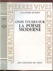 Onze Etudes Sur La Poesie Moderne - Couverture - Format classique