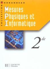 Mesures Physiques Et Informatique ; 2e - Couverture - Format classique