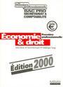 Economie et droit 1ere pro dossiers professionnels eleve 2001 - Couverture - Format classique