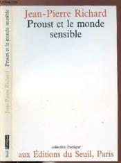 Proust Et Le Monde Sensible - Couverture - Format classique