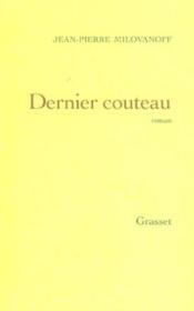 Dernier couteau - Couverture - Format classique