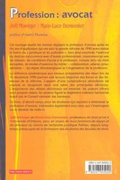 Profession avocat - acces a la profession. statuts et deontologie - 4ème de couverture - Format classique
