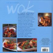 Le nouveau wok - 4ème de couverture - Format classique