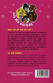 Les Téa sisters t.3 : la cité secrète - 4ème de couverture - Format classique