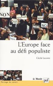 L'europe face au defi populiste  - Cécile Leconte 