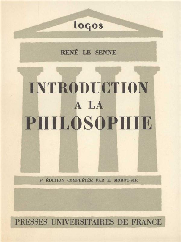 Introduction a la philosophie