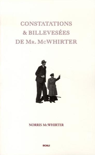 Constatations et billevesées de mr mcwhirter