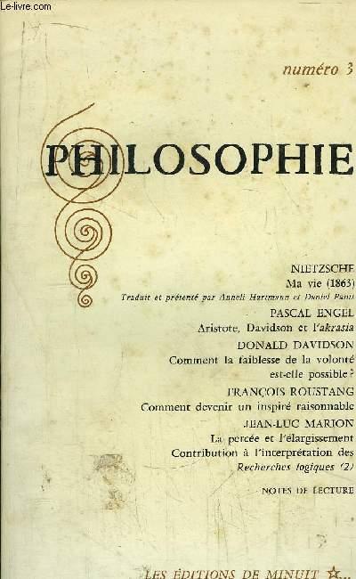 Revue Philosophie N.3