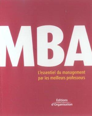 Mba l'essentiel du management par les meilleurs professeurs