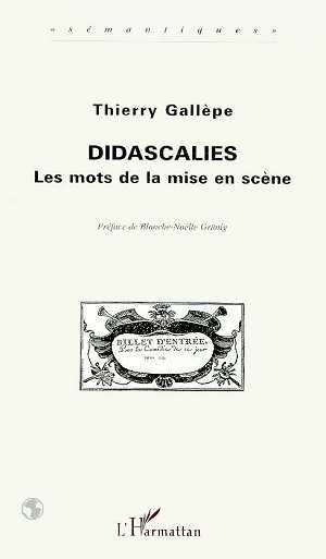 Didascalies - les mots de la mise en scene