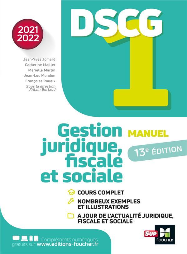 Vente                                 DSCG 1 : gestion juridique, fiscale et sociale ; manuel (édition 2021/2022)
                                 - Alain Burlaud  - Catherine Maillet                                 