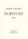 Écriture