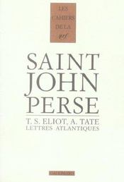 Les Cahiers De La Nrf ; T. S. Eliot, A. Tate ; Lettres Atlantiques - Intérieur - Format classique