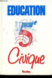 Education Civique 5e - Couverture - Format classique