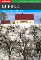 Québec ; espace et sentiment - Intérieur - Format classique