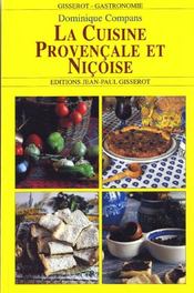 La cuisine provencale et nicoise - Couverture - Format classique