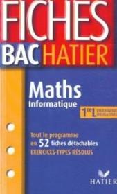 Mathematiques-informatique ; 1ere L ; enseignement obligatoire