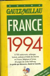 Guide Gault Millau France 1994 - Couverture - Format classique