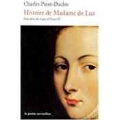 Histoire de Madame de Luz : anecdote du règne d'Henri IV - Couverture - Format classique