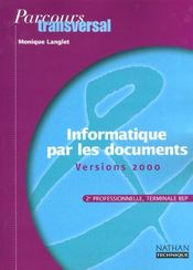 Informat par documents bep (pt) el 2002 - Intérieur - Format classique
