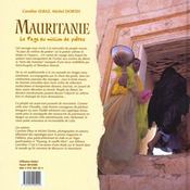 Mauritanie le pays du million de poetes - 4ème de couverture - Format classique
