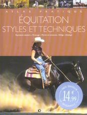 Equitation : styles et techniques  - Collectif 