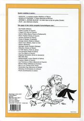 Recueil Spirou N.291 - 4ème de couverture - Format classique