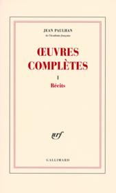 Oeuvres completes - vol01 - recits - Couverture - Format classique