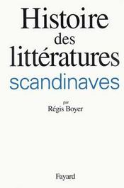 Histoire des littératures scandinaves - Intérieur - Format classique