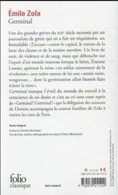 Germinal - 4ème de couverture - Format classique