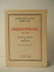 CORRESPONDANCE (1909-1926). Introduction et commentaires par Renée Lang. - Couverture - Format classique
