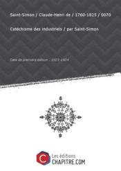Catéchisme des industriels / par Saint-Simon [édition 1823-1824] - Couverture - Format classique