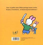 La Petite Soeur De Didou - 4ème de couverture - Format classique