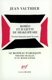 Romeo et juliette de shakespeare - Couverture - Format classique
