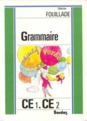 Grammaire Ce1/Ce2 - Livre De L'Eleve - Couverture - Format classique