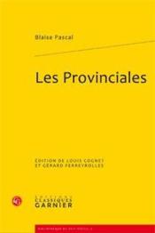 Les provinciales - Couverture - Format classique