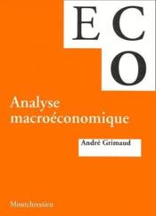 Analyse macroéconomique - Couverture - Format classique