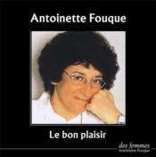 Le bon plaisir - Couverture - Format classique
