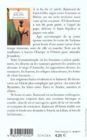 Raimond d'orient - 4ème de couverture - Format classique