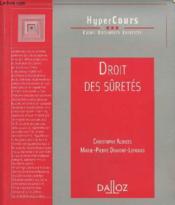 Le droit des sûretés - Couverture - Format classique