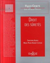 Le droit des sûretés - Intérieur - Format classique