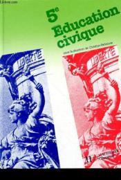 Education Civique 5eme - Couverture - Format classique